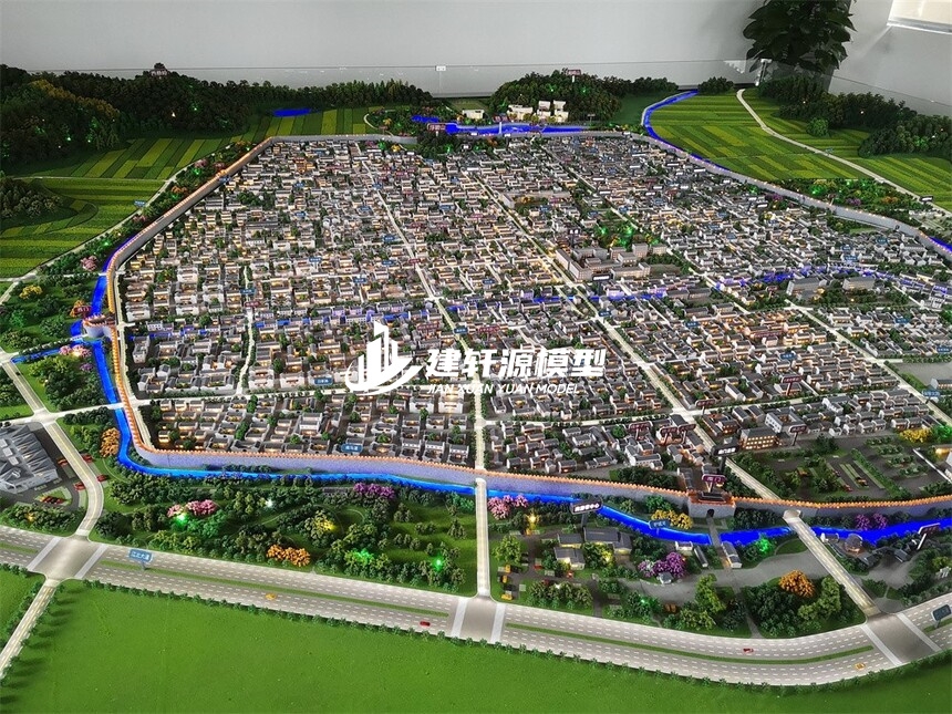 双鸭山城市规划模型
