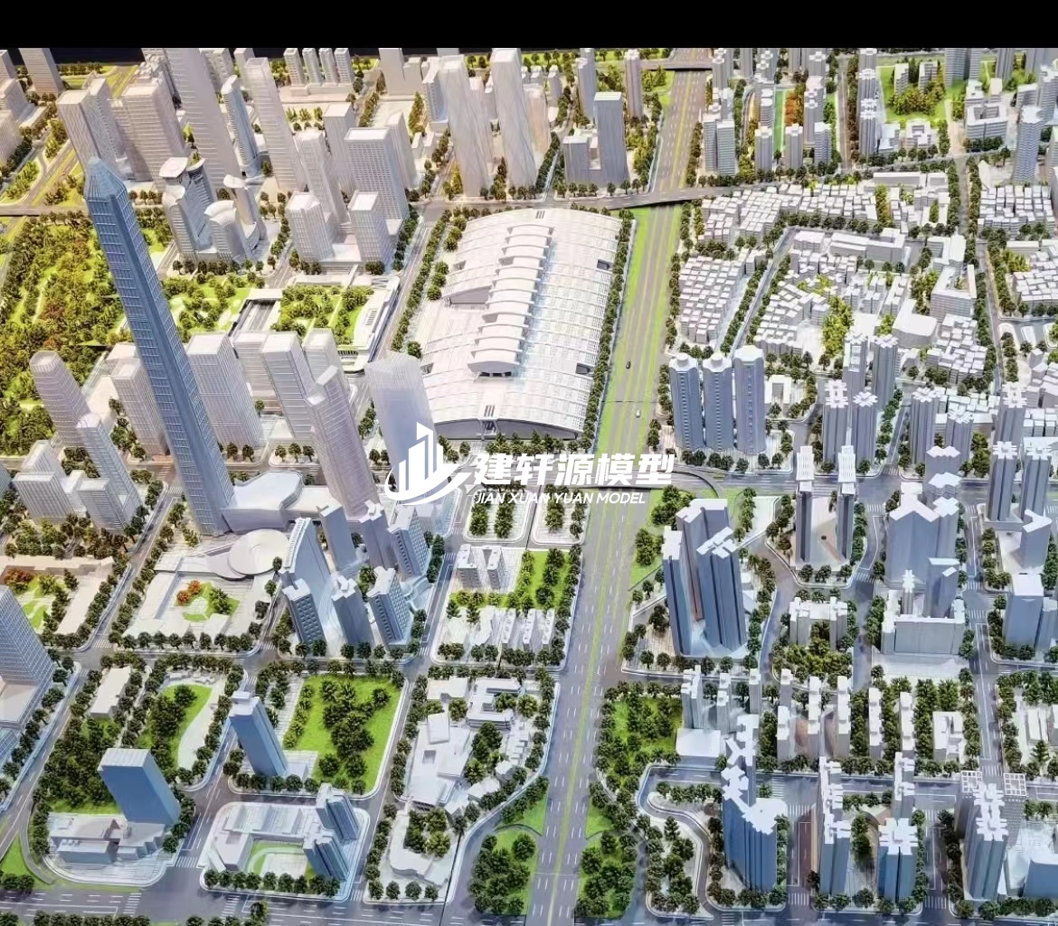 双鸭山城市规划模型